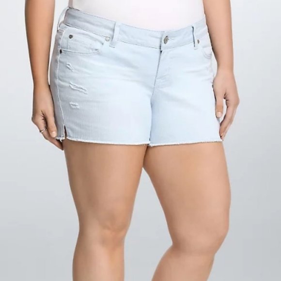 torrid Pants - Torrid Skinny Shorts Pastel Wash